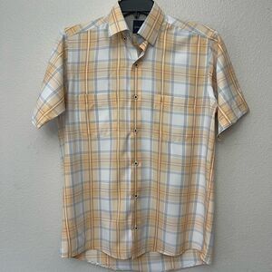 Kosta Azul Plaid Men’s Button Down Size Medium